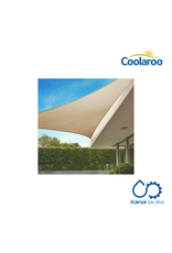 Coolaroo Commercial Grade Shade Sail Triangle 6.5m, Color Beech