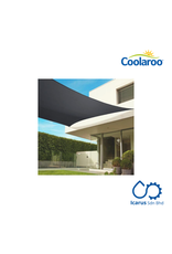 Coolaroo Commercial Grade Sail Square 5.4m, Color Graphite