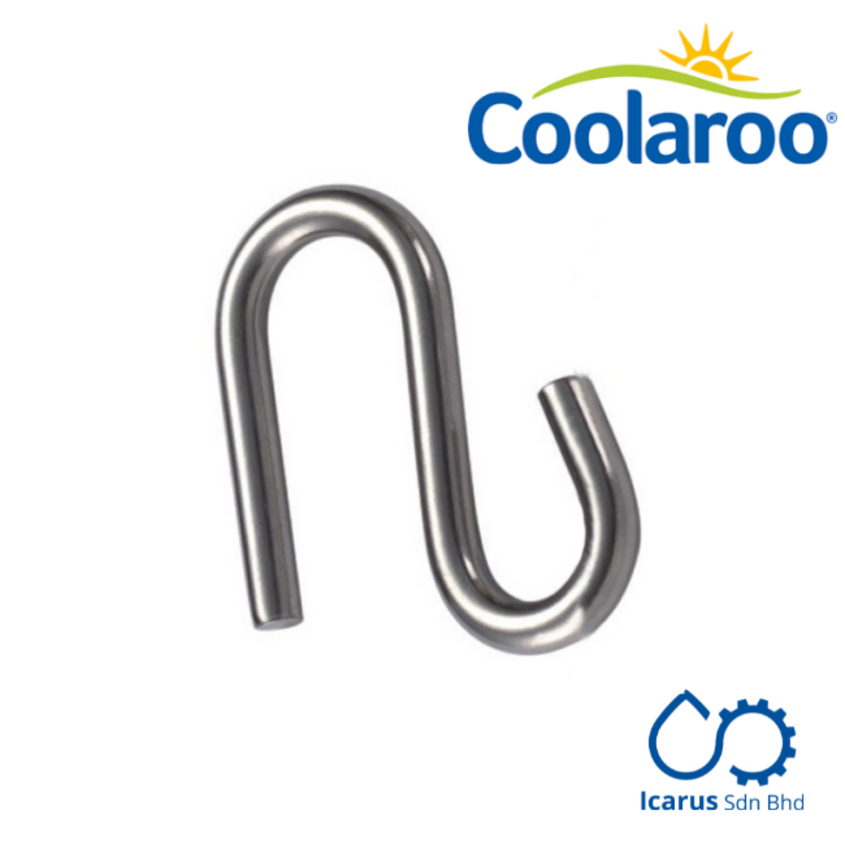 Coolaroo S-Hook 8mm Gauge, Stainless Steel Marine Grade 316