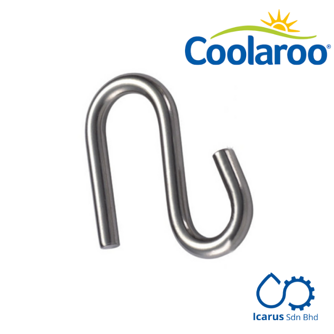 Coolaroo SHook 8mm Gauge, Stainless Steel Marine Grade 316 Icarus