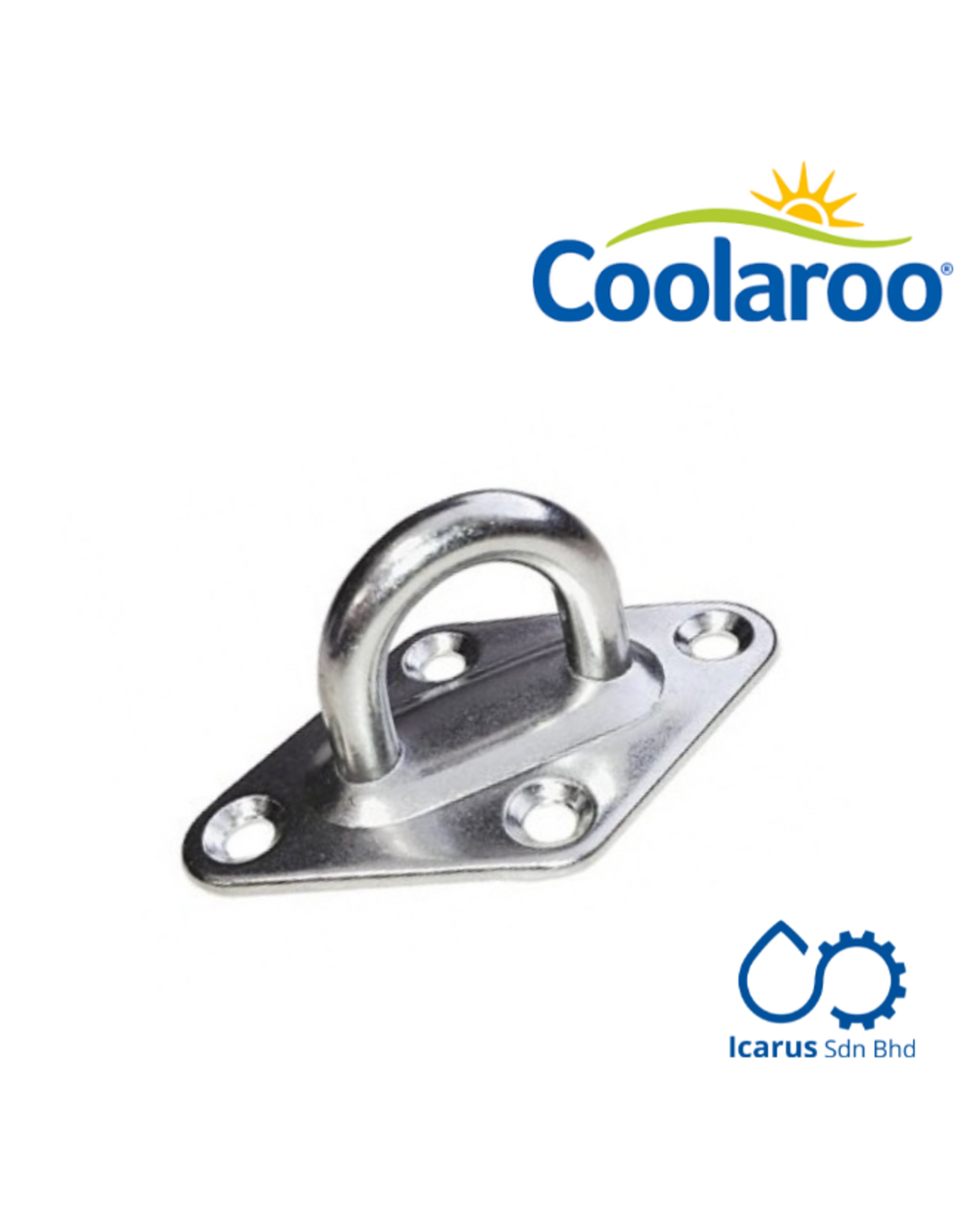 Pad Eye 8mm Gauge, Stainless Steel Marine Grade 316 Icarus Sdn Bhd