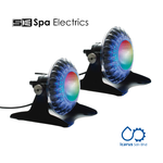 Spa Electrics EMP 2x Pond LED Light Multi Plus, Mounting Kit, 20m Cable, Dual Transformer LV50