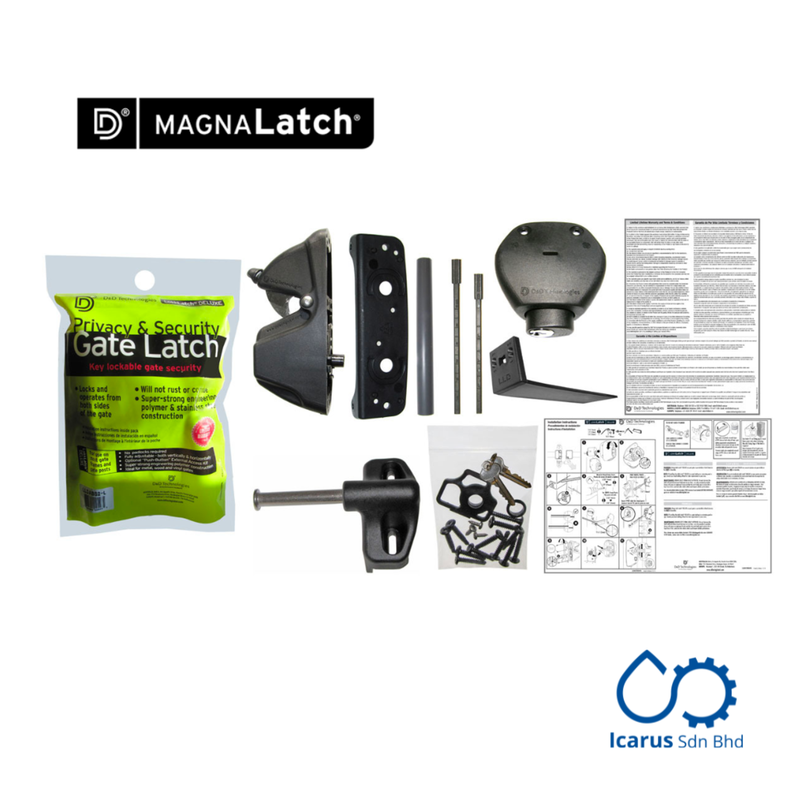 D&D Technologies MagnaLatch® Zlokk Large DD 6 pin LW