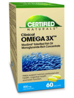 Certified Naturals Certified Naturals Omega 3X 800mg 60gelcaps