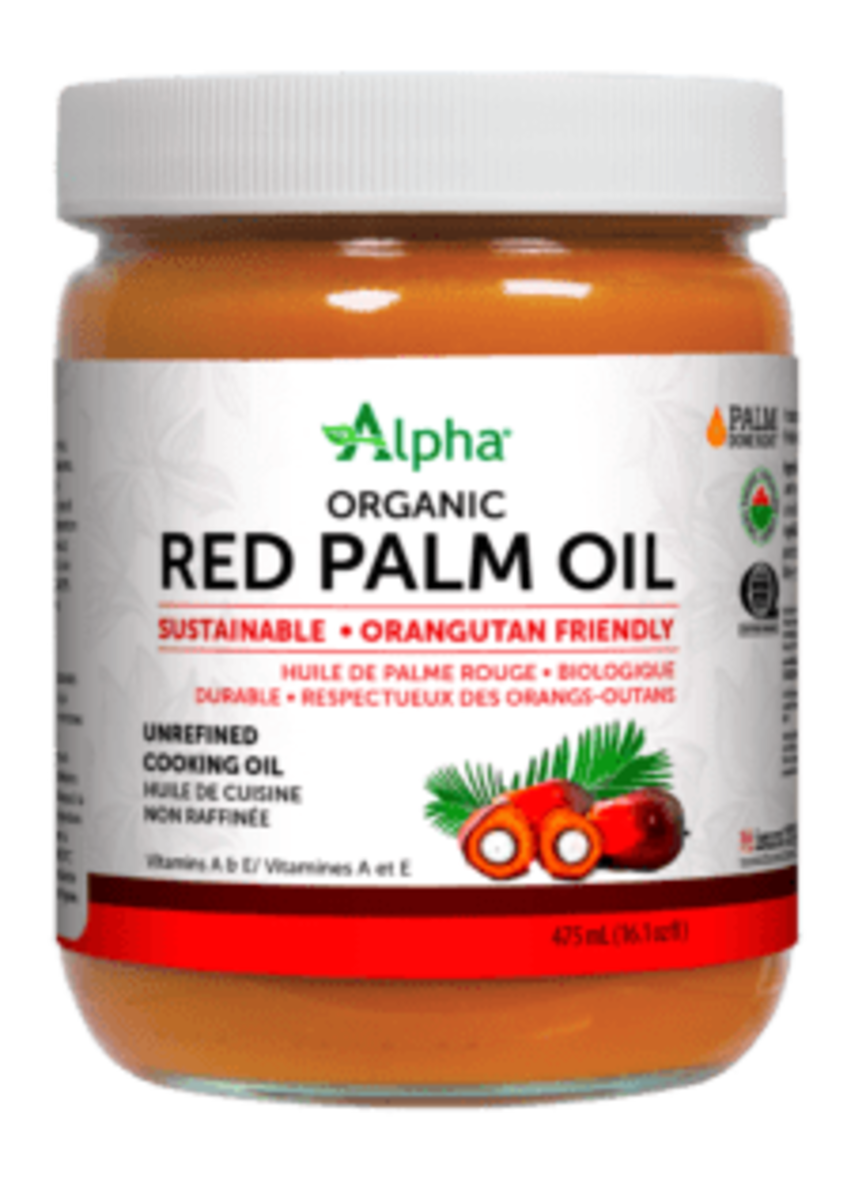 Alpha Health Alpha Health Organic Red Palm Oil 475ml