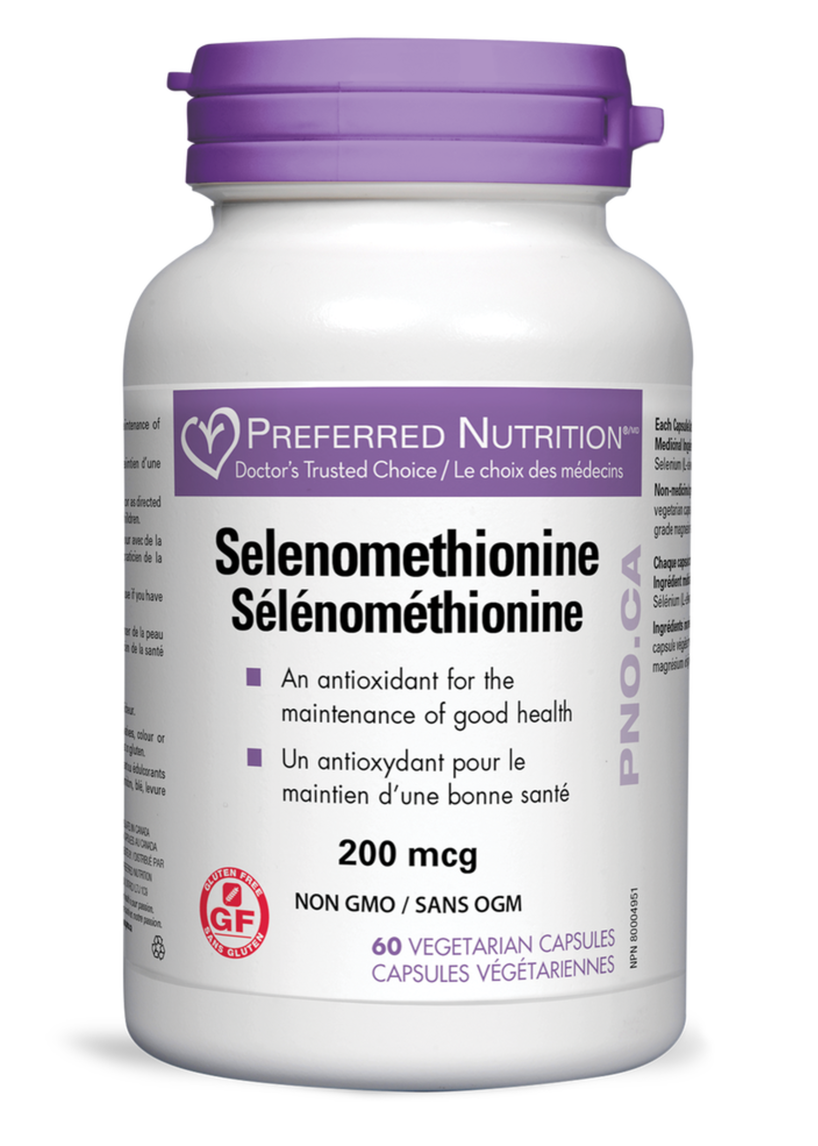 Preferred Nutrition Preferred Nutrition Selenomethionine 200mcg 60 capsules