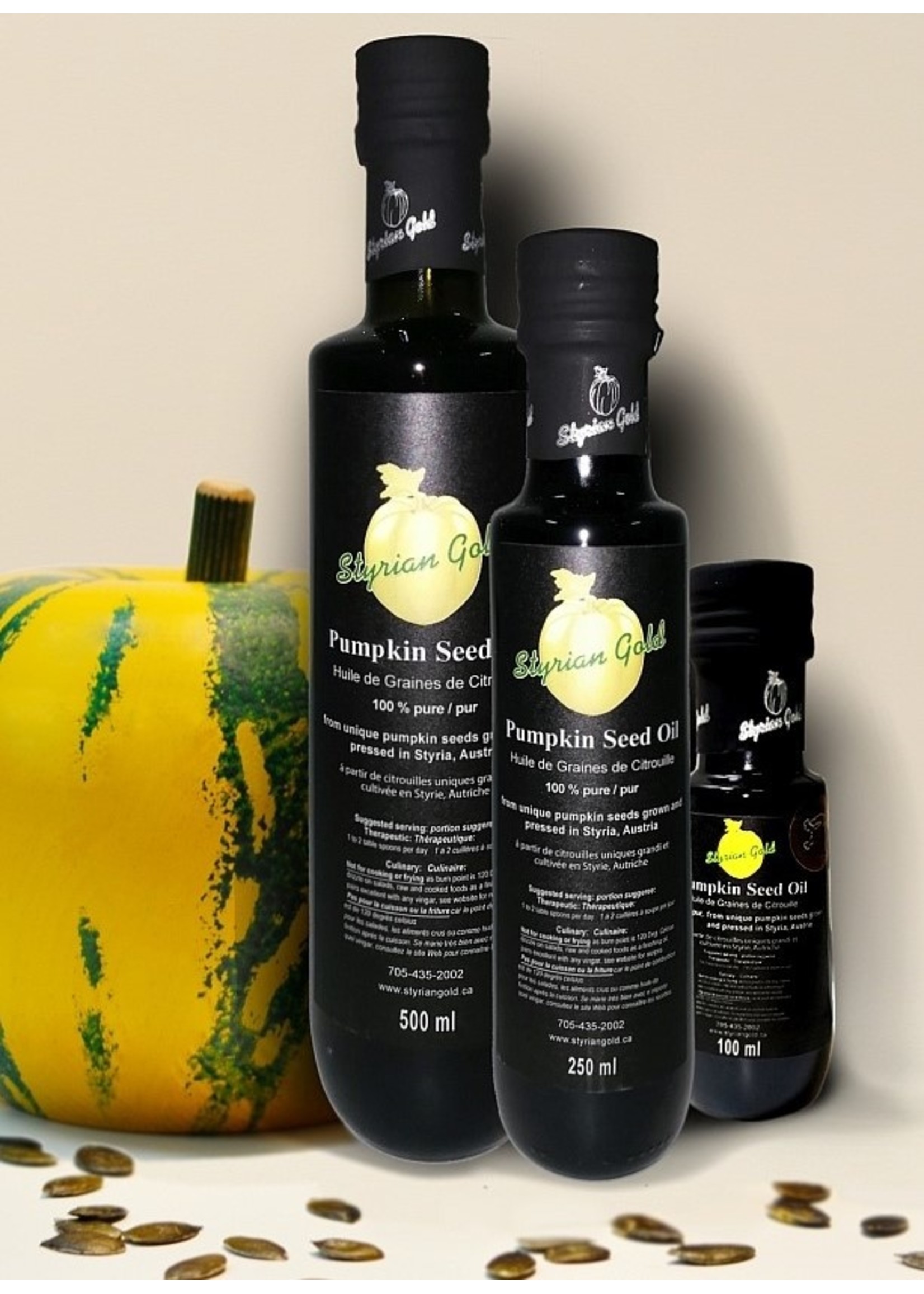 Styrian Gold Food - Styrian Gold Glass Bottle P.G.I. Pumpkin Seed Oil 500ml