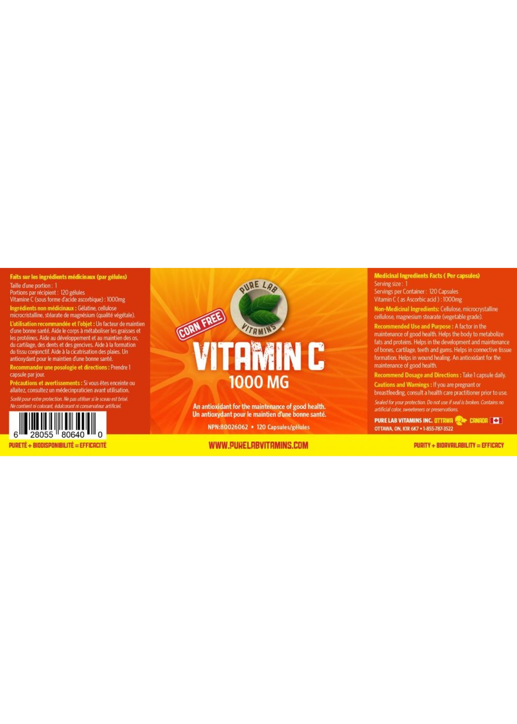 Pure lab Pure Lab Vitamin C 1000mg