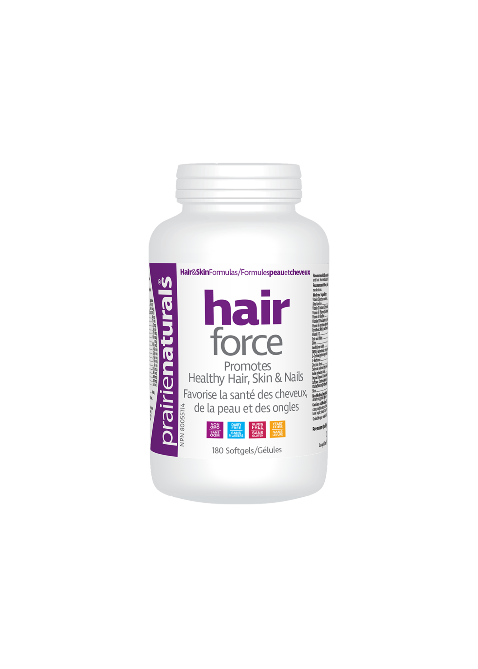 Prairie Naturals  Hair-Force 180 Softgels