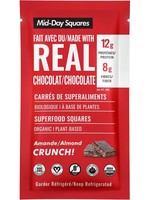 Mid Day Squares Food - Mid Day Squares Superfood Squares w/Real Chocolate Almond Crunch Organic Raw Gluten Free Vegan