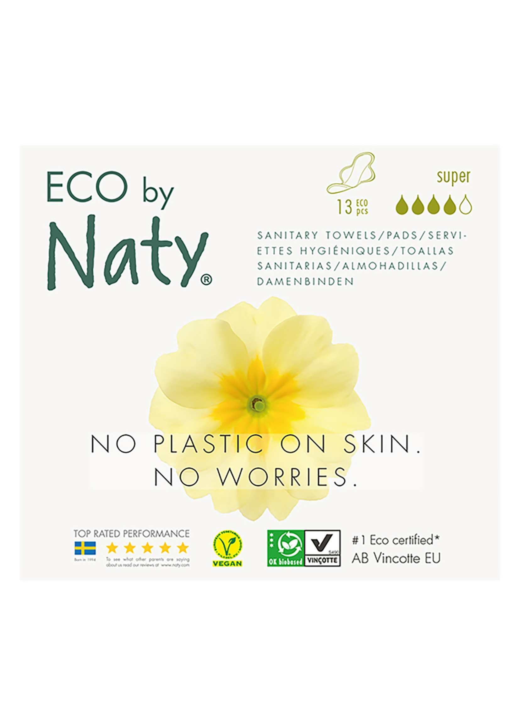 Eco by Naty Thin Pads - Super