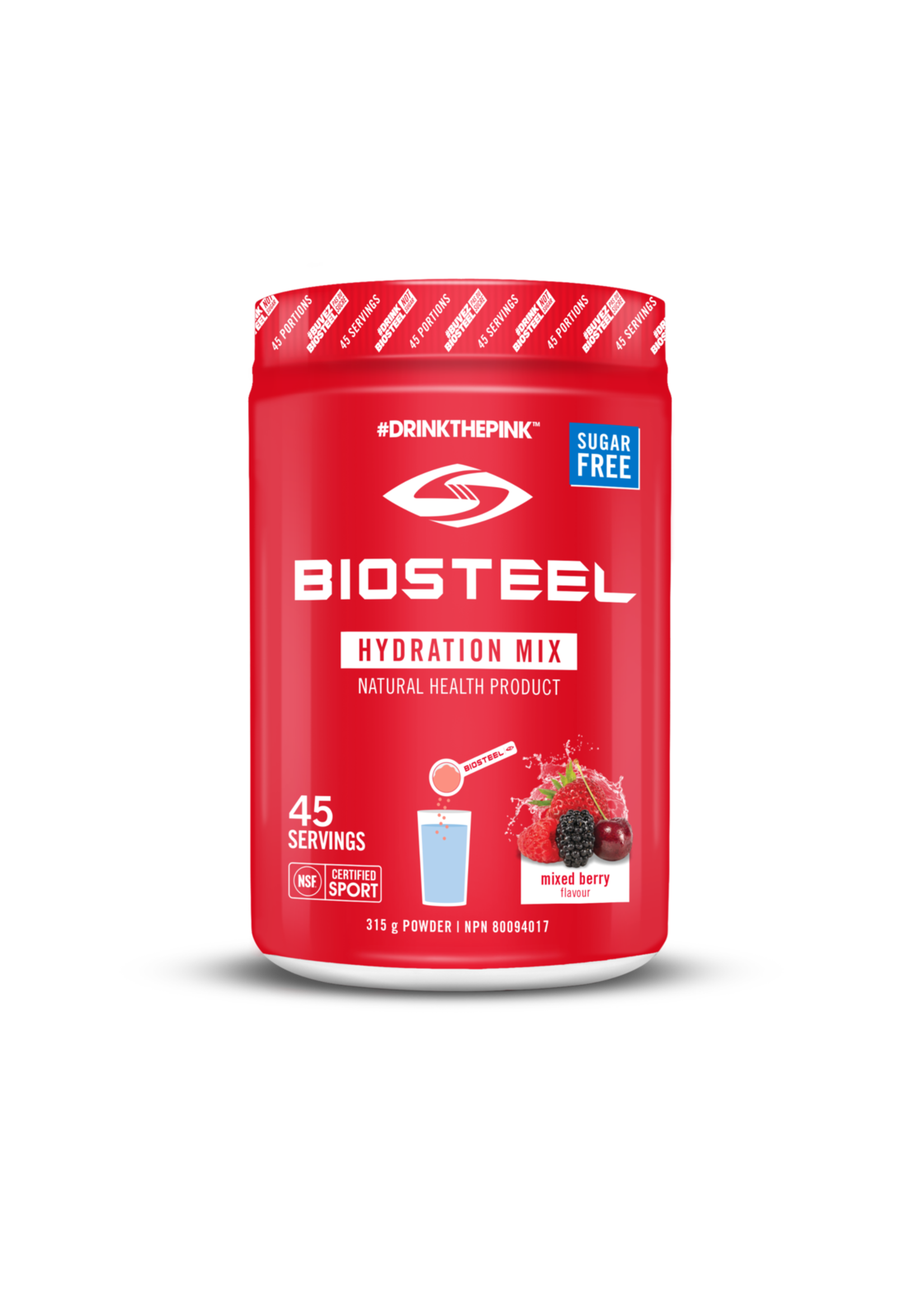 BIOSTEEL - PERFORMANCE SPORTS HYDRATION MIX 45 Servings 315g