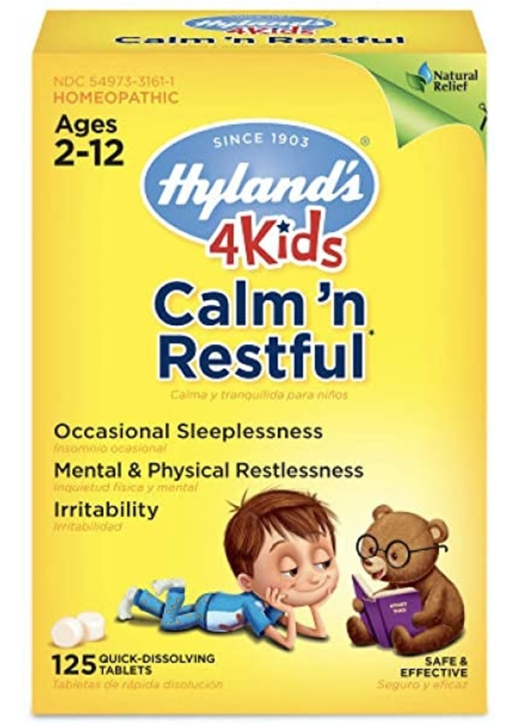 Kids - Hylands Calm n' Restful 4 Kids 125 Tablets