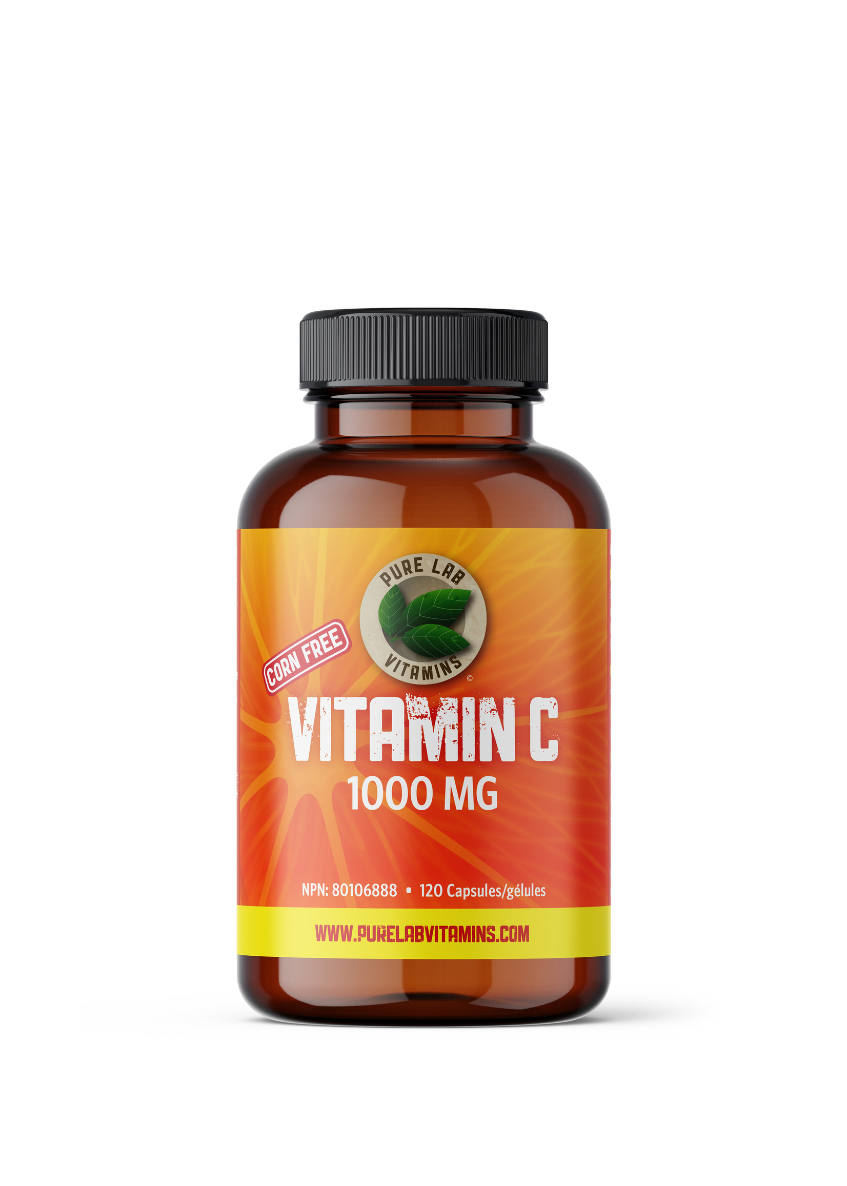 Pure lab Pure Lab Vitamins Vitamin C 1000mg 120 Veg Capsules