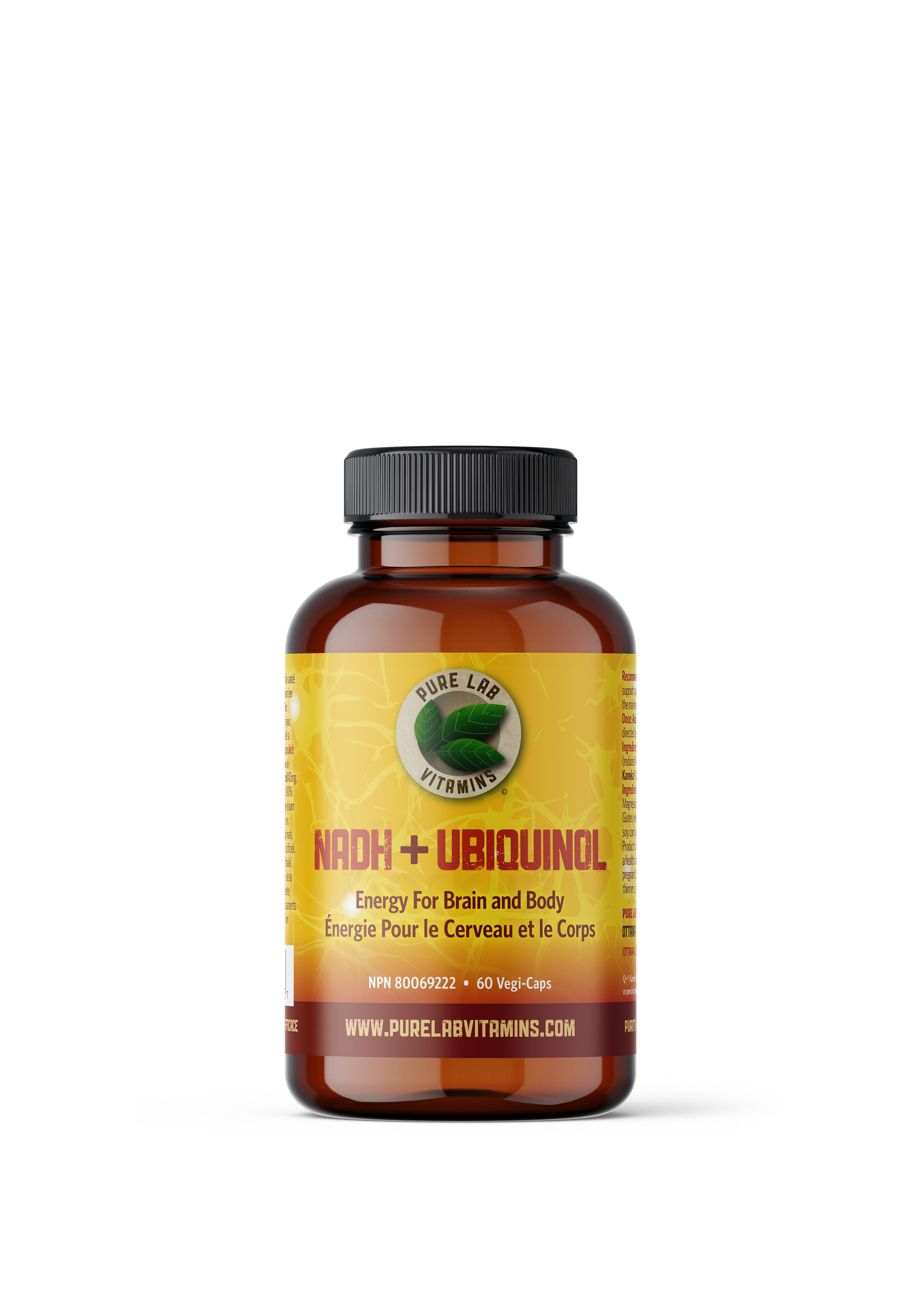 Pure lab Pure Lab Vitamins NADH+Ubiquinol 60 Veg Capsules