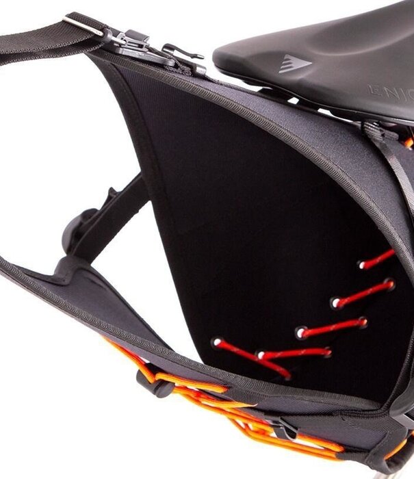 RESTRAP SADDLE BAG - Black, 14 Litres