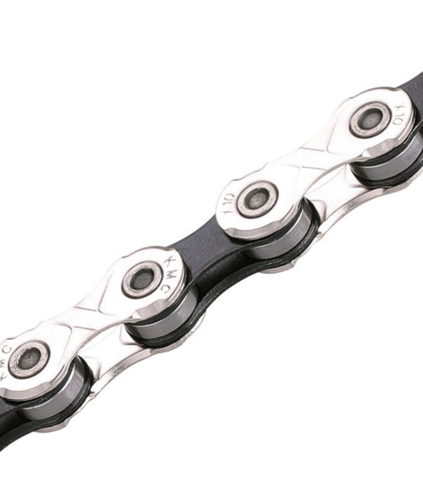KMC KMC X10 NICKEL PLATE & BLACK 10 SPEED CHAIN