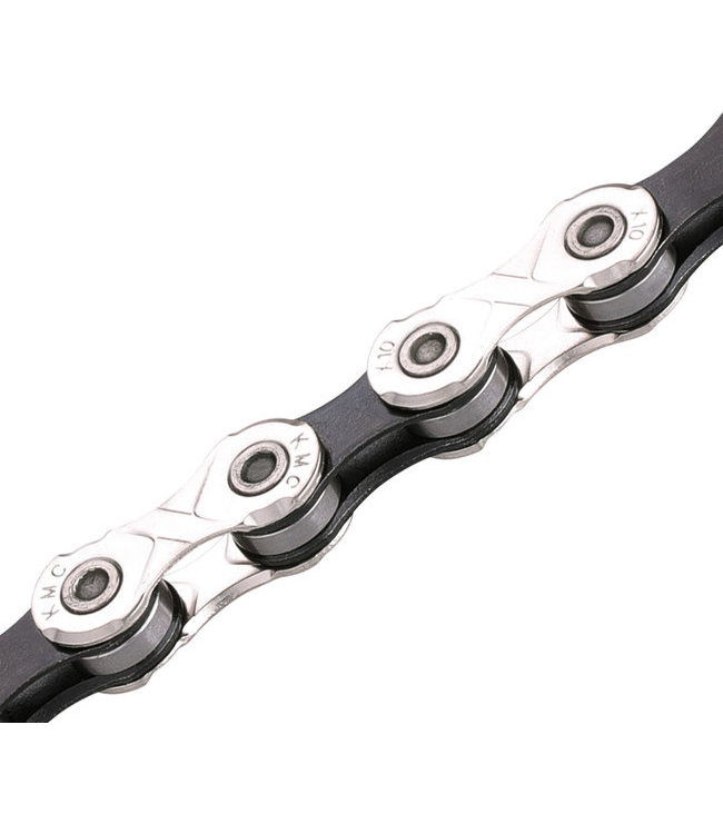 KMC KMC X10 NICKEL PLATE & BLACK 10 SPEED CHAIN