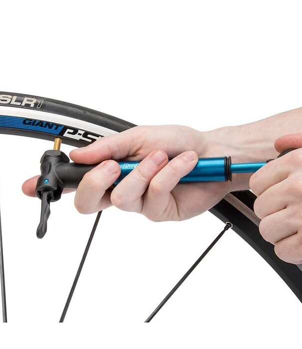 PARK TOOL PMP-3.2, Pump, Dual Valve Head, 100psi, Black