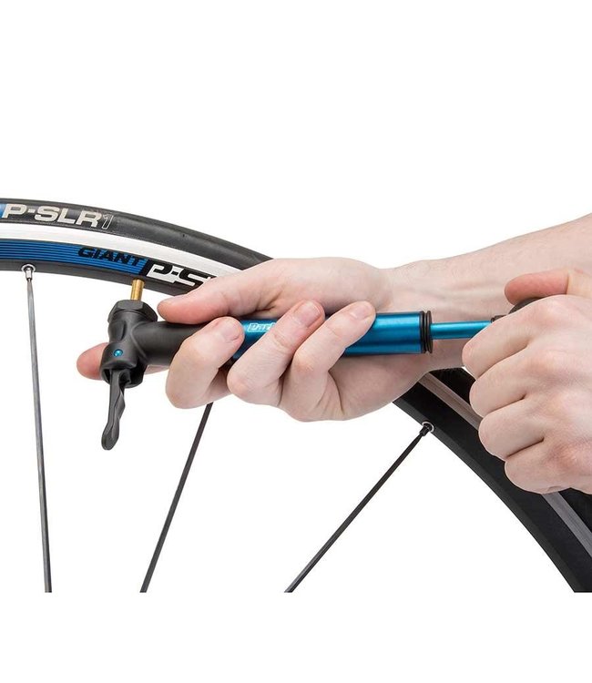 PARK TOOL PMP-3.2, Pump, Dual Valve Head, 100psi, Black