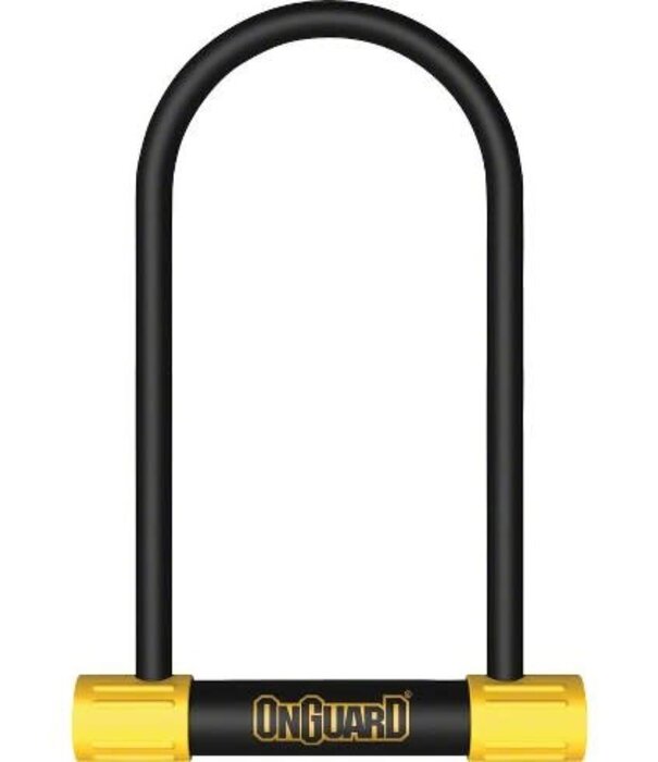 Onguard BullDog Series U-Lock - 4.5 x 11 Keyed Black/Yellow Includes bracket