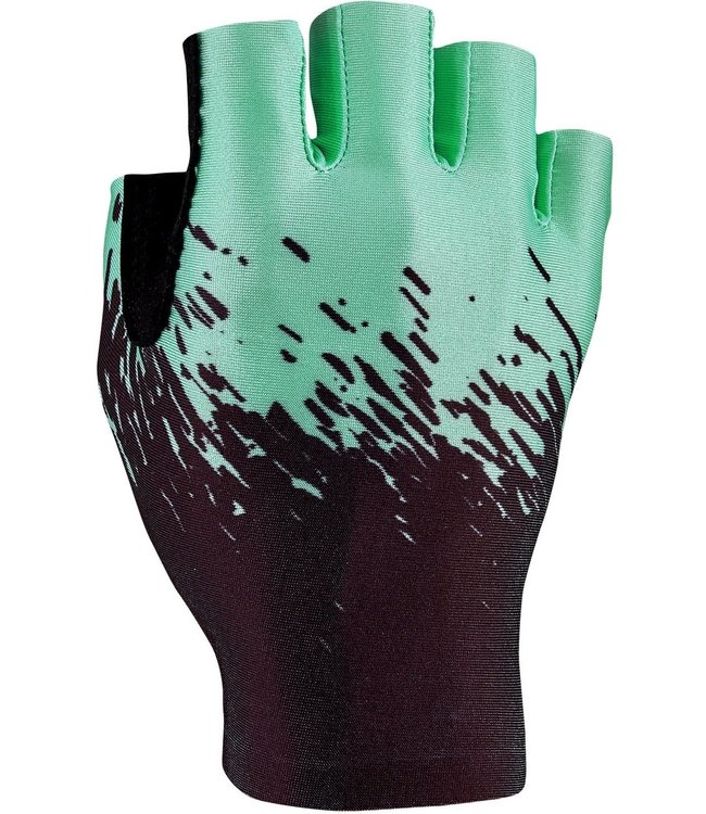 SUPACAZ SupaG Short Road Gloves, Black/Celeste