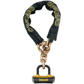 Mastiff 8019 Chain Lock 1100 x 10mm Black/Yellow 1100mm