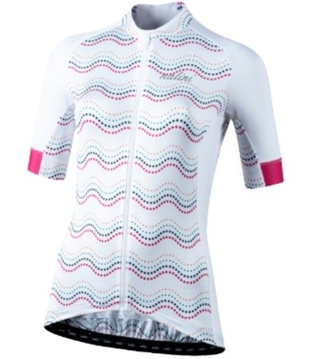 NALINI Bejing 2008 Short Sleeve Jersey, Womans, White, L