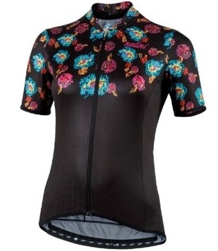 Turin 2006 Short Sleeve, Womens, Black/Floral M
