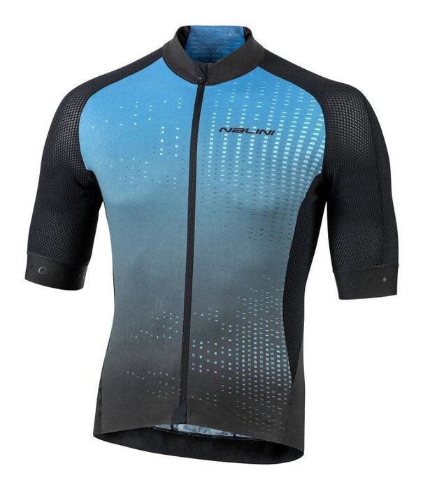 NALINI Paris 1924 Short Sleeve Jersey, Black/Blue, M