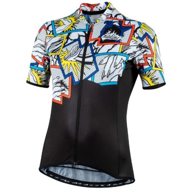 NALINI Turin 2006 Short Sleeve Jersey, Women, Black/Comics