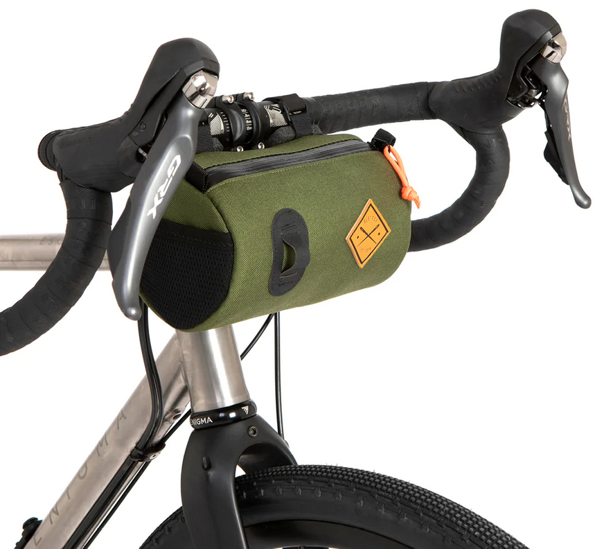 Restrap Canister Handlebar Bag Olive Vitasport Cycles