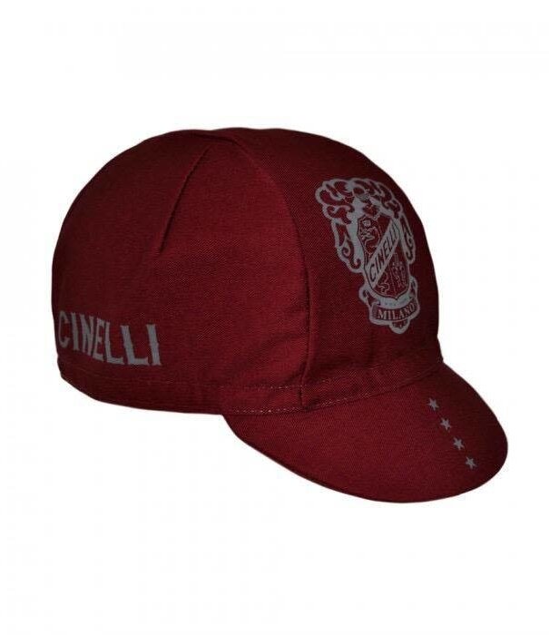 Cinelli Crest Burgundy Cap