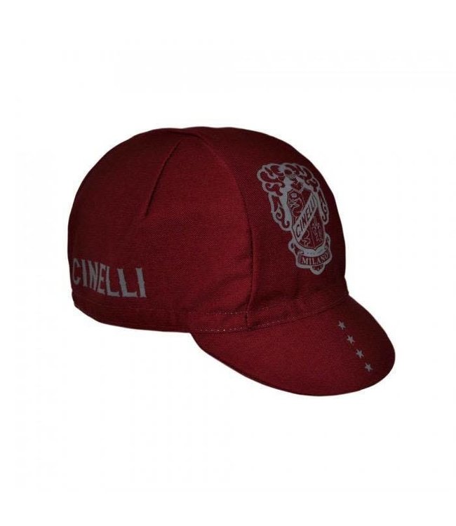 Cinelli Crest Burgundy Cap