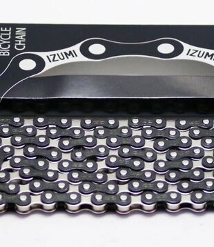 Chain 1/2 x 1/8 Standard - JET Black / Silver116L