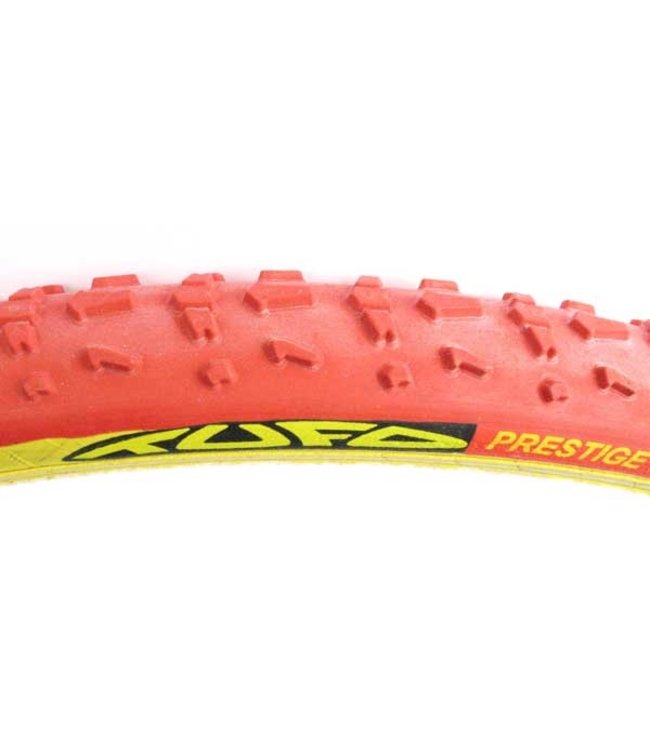 tufo PrestigeTubular Cross Tire 700x30 Red/Yellow