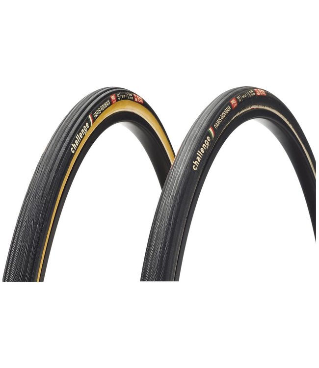 Challenge Paris-Roubaix Tubular Tire 700x27 Black/Tan