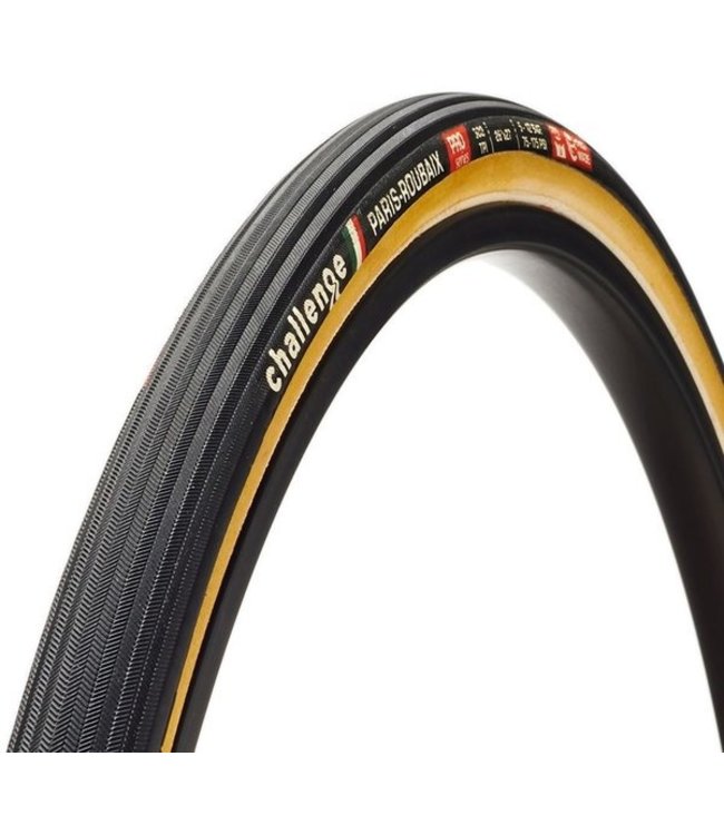 Challenge Paris-Roubaix Tubular Tire 700x27 Black/Tan