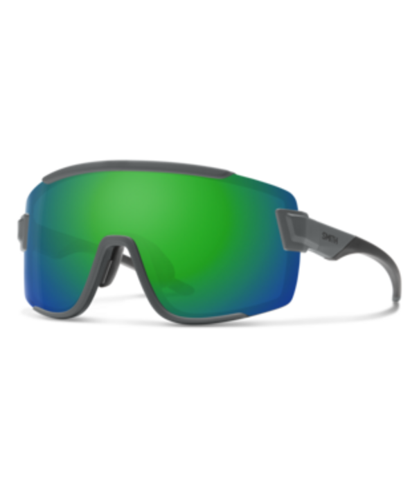 Smith Optics Wildcat - Matte Cement, ChromaPop Green Mirror