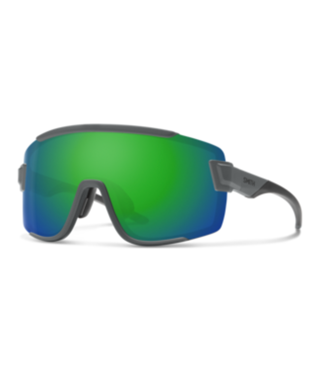 Smith Optics Wildcat - Matte Cement, ChromaPop Green Mirror