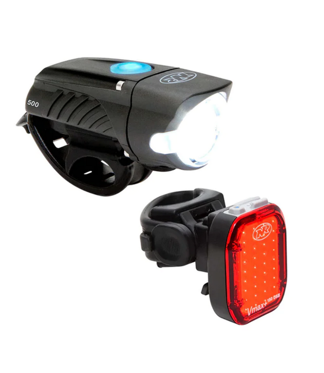 NITERIDER Rechargeable LED Light Combo - Swift 500 & VMax+ 150