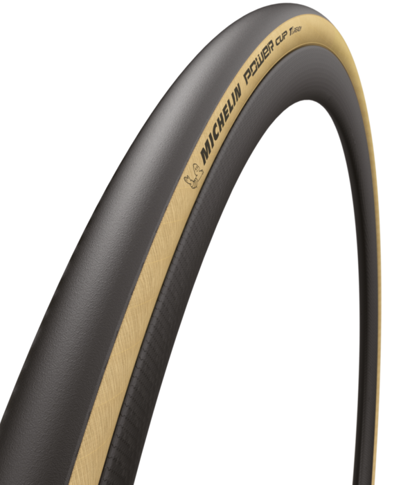 Michelin Power Cup TLR 700x28C Tire Tanwall