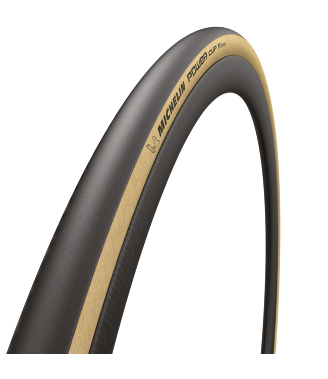 Michelin Power Cup TLR 700x28C Tire Tanwall