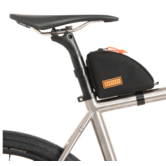 Rear Top Tube/Seatpost Bag - Black