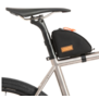 Rear Top Tube/Seatpost Bag - Black