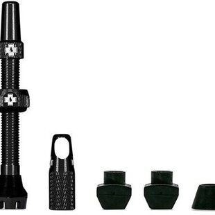 V2 Tubeless Valve 60mm Black (Pair)