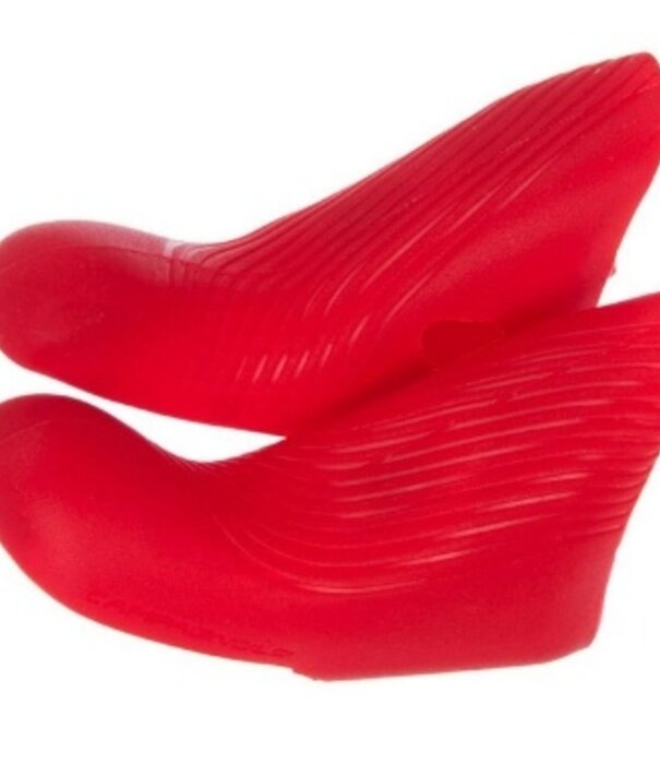 Campagnolo Power Shift rubber hoods (pair) red