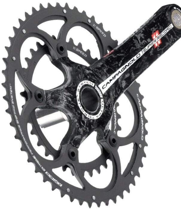 Campagnolo Super Record 11 Ti crankset, 170mm 53-39