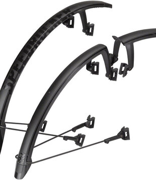 Speedrocker Gravel Fender Set, Clip-on, 27.5" & 29", Black