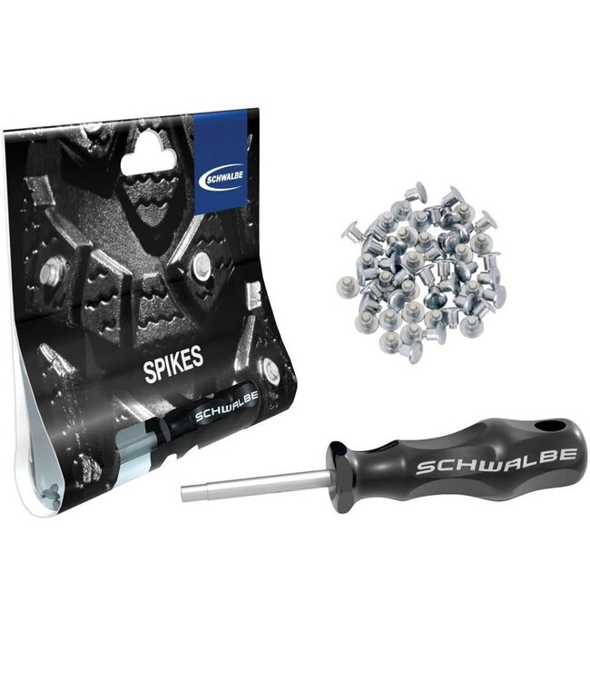 Schwalbe Winter Tire Tool, and 50 pack of Steel Tire Studs